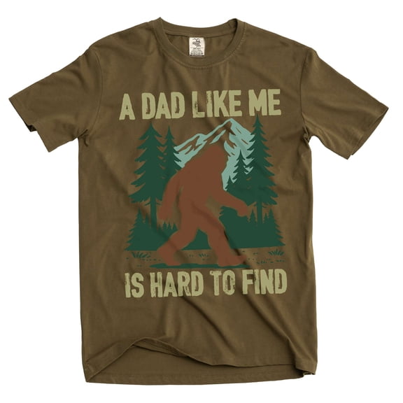 Men's funny dad like me is hard to find T-shirt Papa Daddy Tshirt (XX-Large Military Green)