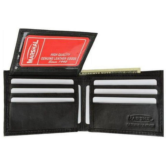 Men's genuine leather bifold wallet 1153
