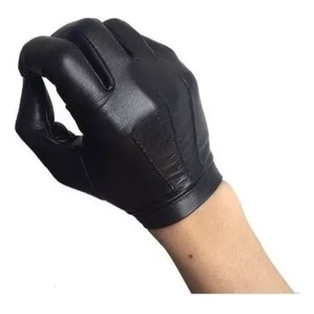 Men's goatskin gloves, thin, leather