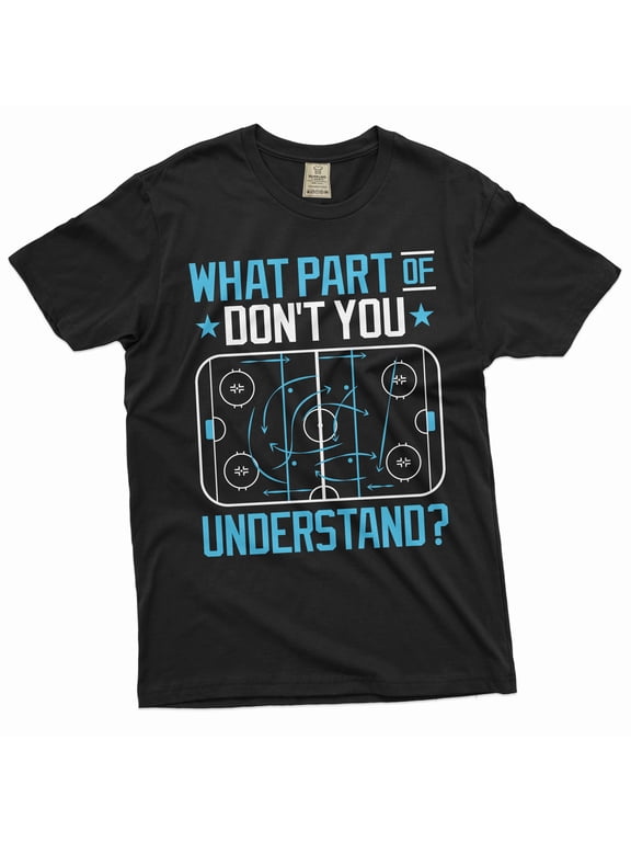 Men's ice Hockey Funny T-Shirt Sports Hobby Hockey Player Sarcastic Tee Shirt