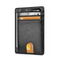 thumbnail image 1 of Men's leather card case, anti-theft brush-black, 1 of 5
