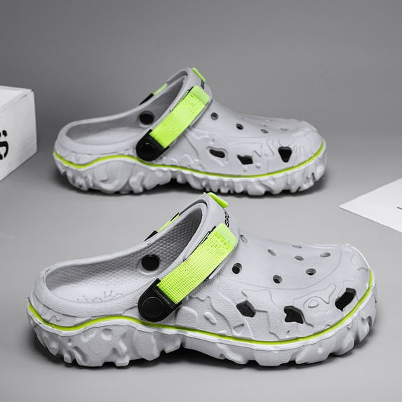 Men's lightweight breathable hole shoes, couple garden shoes, men's sandals, men's summer shoes, durable and non-slip