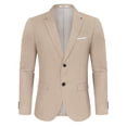thumbnail image 1 of Men's lightweight business jacket with two button tops, 1 of 5