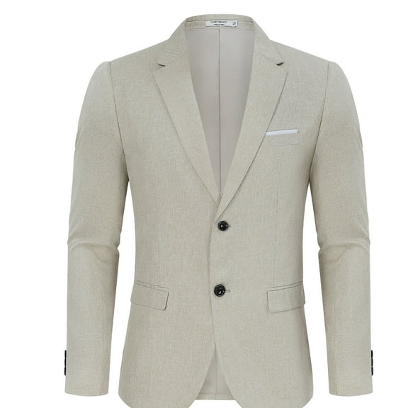 Men's lightweight business jacket with two button tops