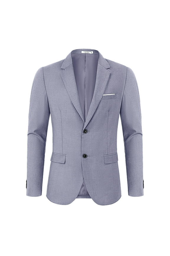 Men's lightweight business jacket with two button tops