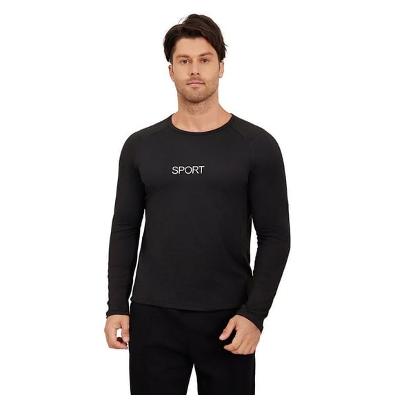 New men's long-sleeved long pants casual and comfortable home-wear set that can be worn outside