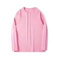 thumbnail image 1 of Men's long-sleeved shirts, cotton crew neck shirts, casual light T-shirts, 1 of 5
