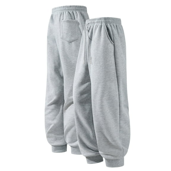 Men's loose straight-leg casual pants suitable for daily wear and exercise. Men's sports pants
