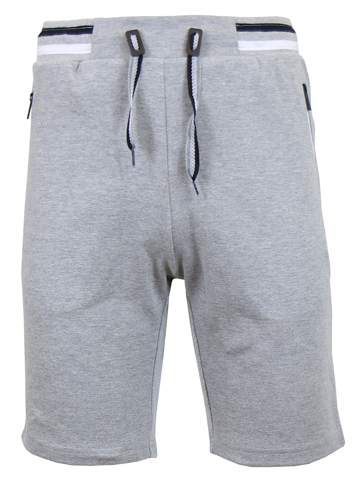 Men s lounge Tech Jogger Shorts with Zipper Side Pockets S 2XL Walmart