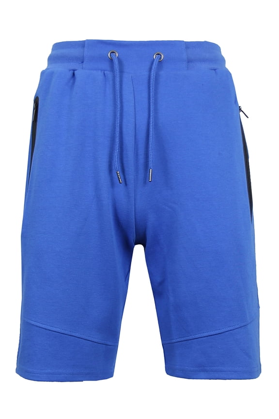 Men's lounge Tech Jogger Shorts with Zipper Side Pockets (S-2XL)
