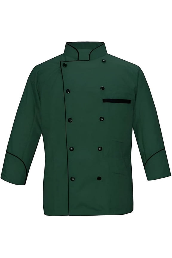 Men's multicolor 3/4 Sleeve Chef Coat Size (XS-6XL)