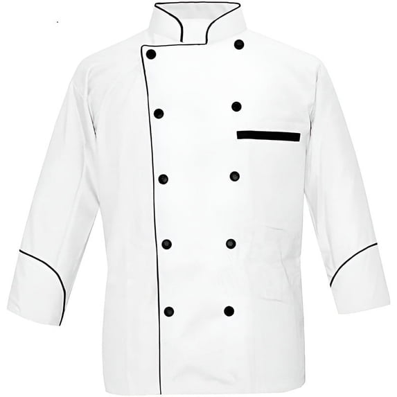 Men's multicolor 3/4 Sleeve Chef Coat Size (XS-6XL)