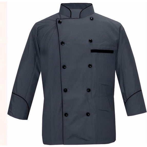 Men's multicolor 3/4 Sleeve Chef Coat Size (XS-6XL)