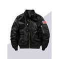thumbnail image 1 of Men's new loose jackets, spring and autumn bomber jackets, cropped tactical stand-up collar baseball jackets, 1 of 5