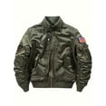 thumbnail image 1 of Men's new loose jackets, spring and autumn bomber jackets, cropped tactical stand-up collar baseball jackets, 1 of 5