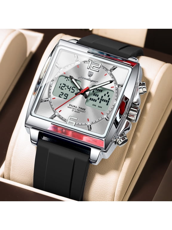 Men's new waterproof multi-function fashion electronic watch