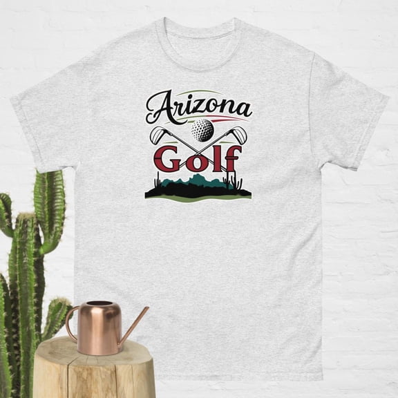 Men's or Women's Arizona Desert Links Golf Tee (Ash, S)