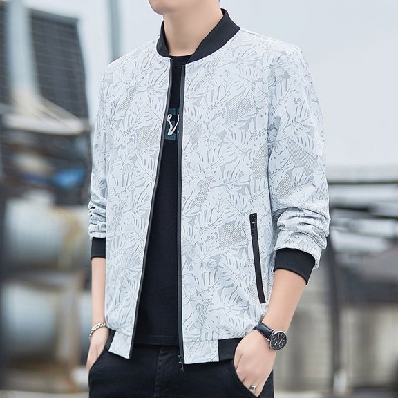 Men's outdoor sports casual jackets, outdoor windbreakers, sports jackets, men's single-layer windproof jackets, men's workwear