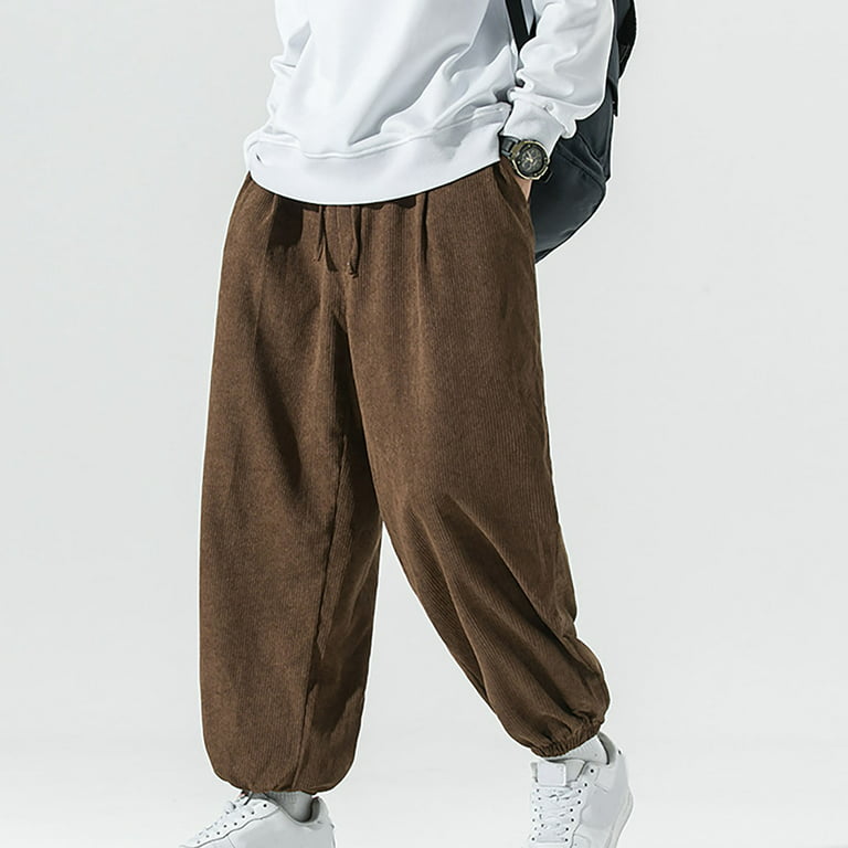 Men's pants Men's Trousers, Men's Japanese Retro Corduroy Trousers