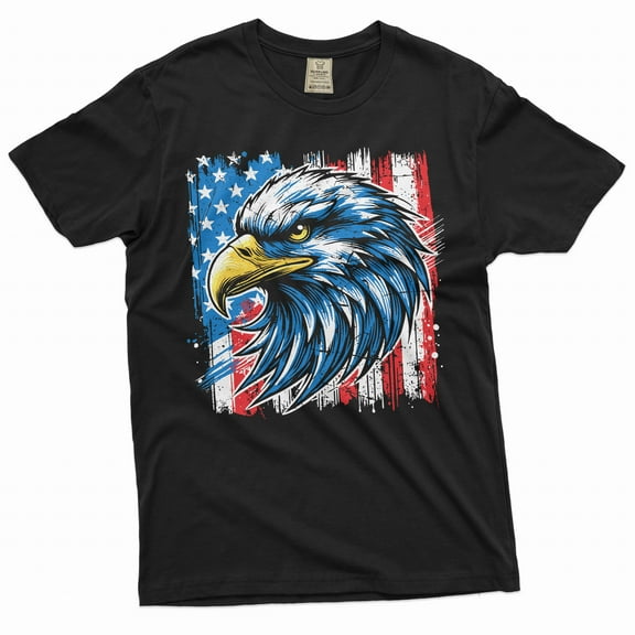 Men's patriotic USA T-shirt US flag tee shirt 4th of July American independence day tee shirt