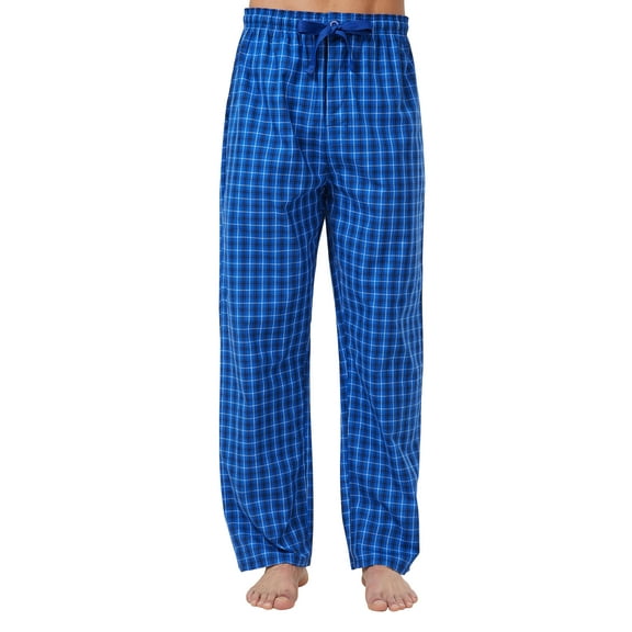 Men's plaid pajama pants-100% cotton soft pajama pants with pockets comfort pajama for men