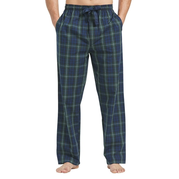 Men's plaid pajama pants-100% cotton soft pajama pants with pockets comfort pajama for men