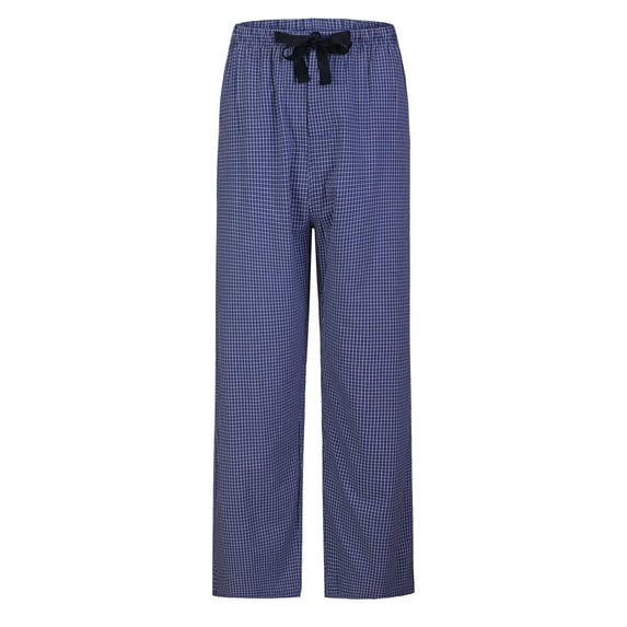 Men's plaid pajama pants-100% cotton soft pajama pants with pockets comfort pajama for men