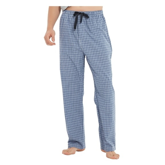 Men's plaid pajama pants-100% cotton soft pajama pants with pockets comfort pajama for men