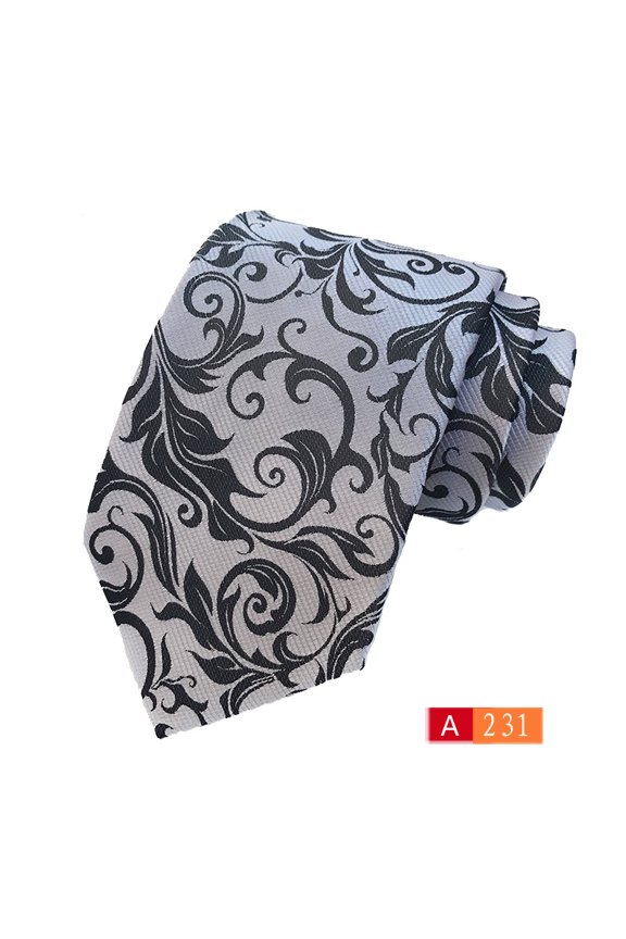 Men's polyester tie, silk-dyed fabric, business style, professional attire matching tie, available for wholesale from the source manufacturer