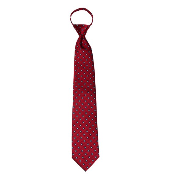 Men's pre made Men's Pattern Zipper Necktie Tie