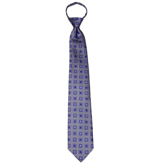 Men's pre made Men's Pattern Zipper Necktie Tie