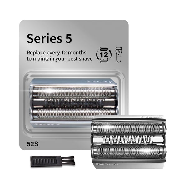 Series 5 Electric Shaver 52S Replacement Head,Compatible with Shaver 5090/5190cc, 5040/5140s, 5030s, 5147s, 5145s, 5195cc, 5197cc,Silver