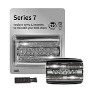 70B Electric Shaver Replacement Shaver Heads for Braun Series 7, Compatible with 720S/73x-79xCC/9565/9585/9781, Black