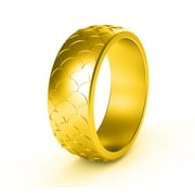 KASAKI Men's ring fish scale silicone ring Men's outdoor sports silicone ring Fishing ring