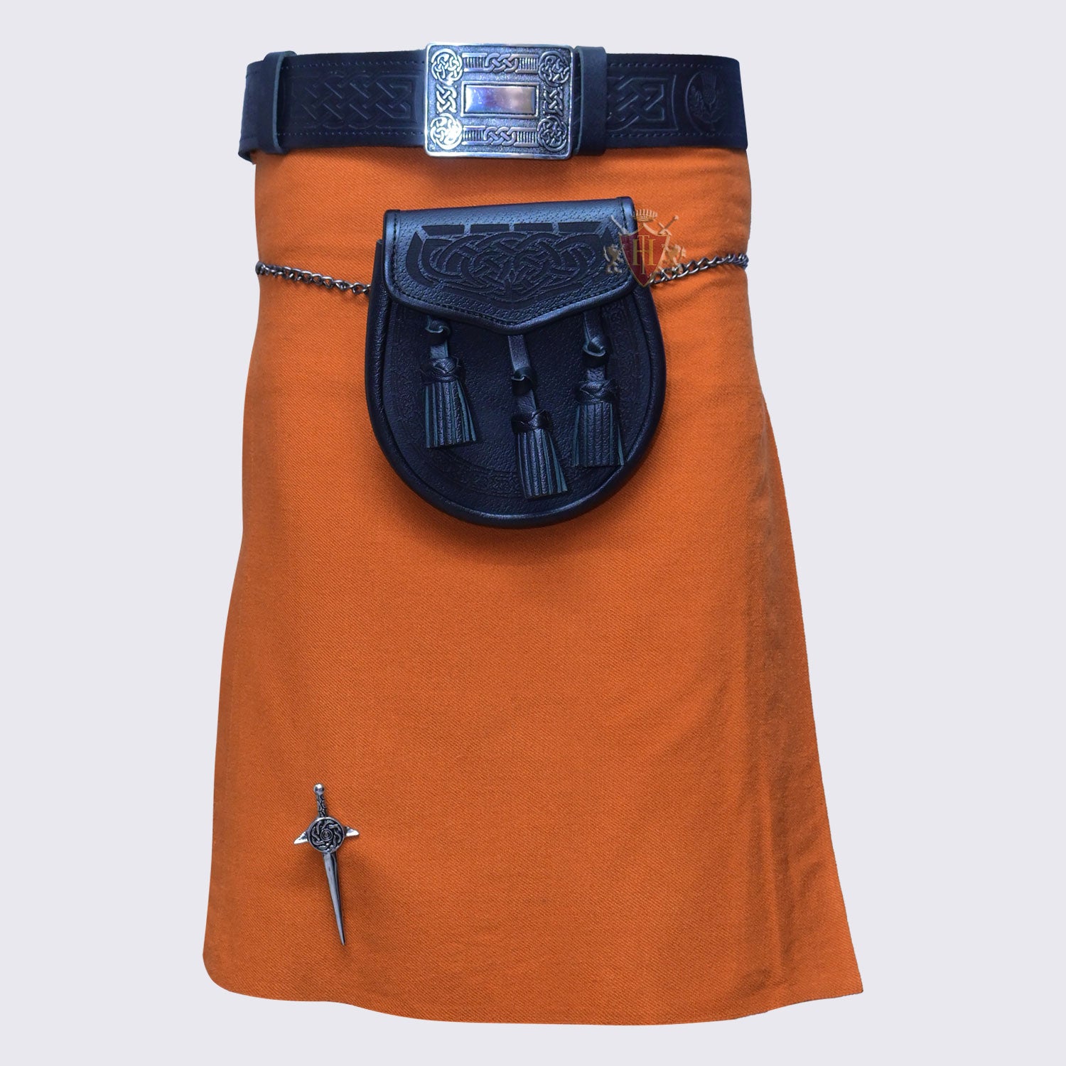 Men’s saffron Tartan Kilt