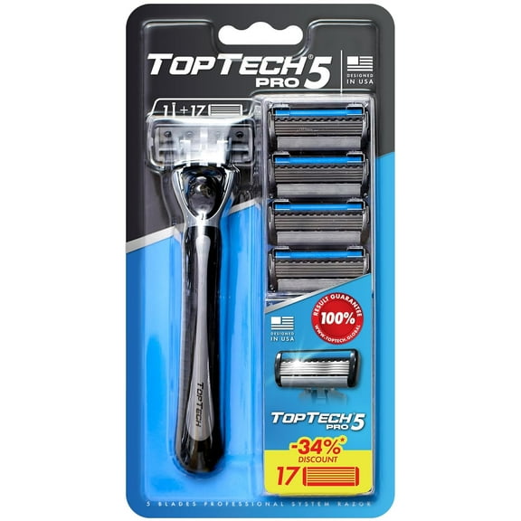 Men's shaver - Manual shaver and replaceable blades