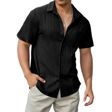 Men's short-sleeved casual shirts