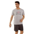 thumbnail image 1 of Men's short-sleeved short pants casual fashion suitable for wearing outside, home wear set, 1 of 5