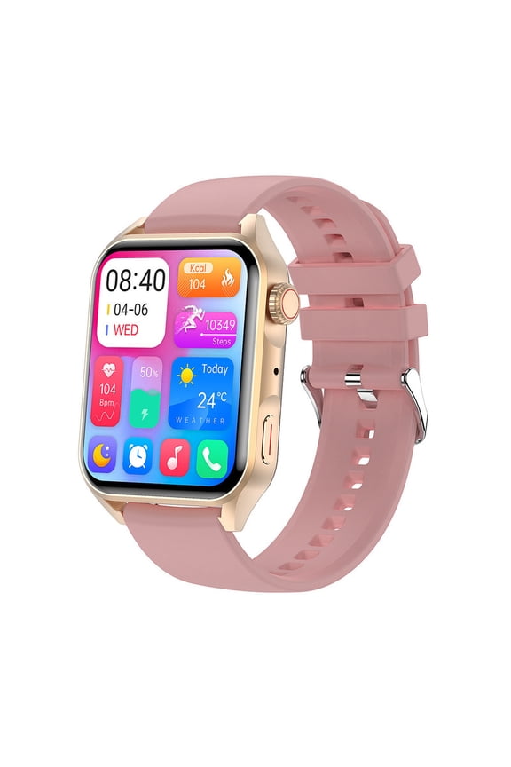 Men's smartwatch, Chronus 1.78-inch HD screen, NFC Bluetooth calling, pink