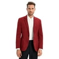 thumbnail image 1 of Men's sport Coat and Suit Jacket Linen suit jacket Men's casual suit jacket single button, 1 of 5