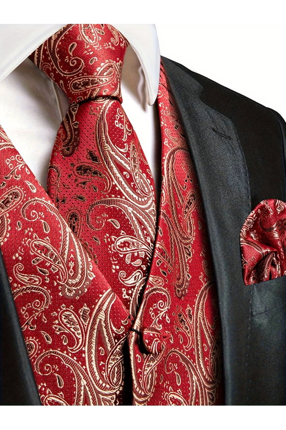 Men's tie, floral pattern, 3.15-inch premium elegant satin tie, superior quality, a gentleman's choice; the ideal gift for Father's Day and New Year's Day.