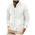 thumbnail image 1 of Men Summer Outfits Heavy Jackets for Men Men's Stylish Winter Jacket Lightweight Running Rain Jacket Men Boondocks S Winter Work Clothes Bag for Waxed Canvas Jackets Light Rain Large White L, 1 of 5