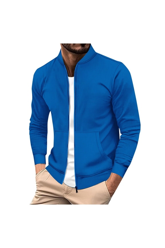 Men's underwear Heavy Jackets for Men Men's Stylish Winter Jacket Lightweight Running Rain Jacket Men Boondocks S Winter Work Clothes Bag for Waxed Canvas Jackets Light Rain Large Blue 3XL