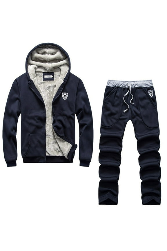 Men's underwear Men Suit Fabric Boys Dinner Jacket All Suit Full Body for Men Suites for plus Size Mens Suits One Button Suits Casual Tuxedo Button Set Dress Men's Tracksuit 2 Navy 2XL