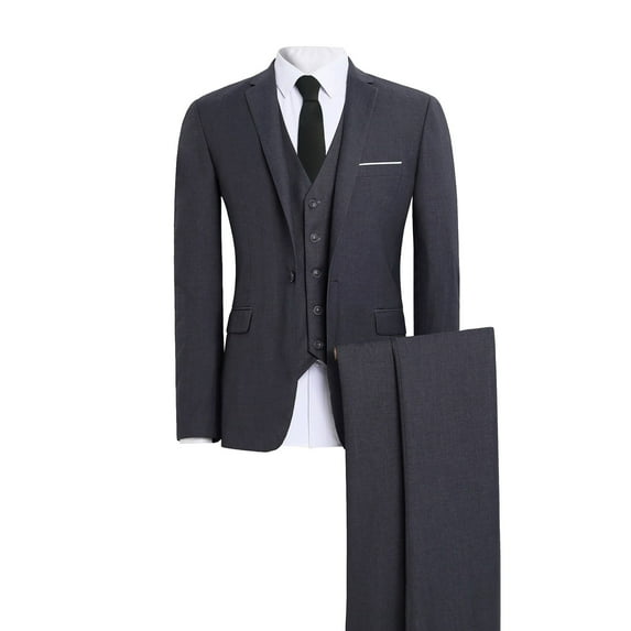 Men's underwear Men Suits Big And Tall Suits Men Big And Tall Mens 3 Piece Regular Fit All Suit Mens Tuxedo Shawl Lapel 007 Suit for Custom Jackets for Men's 4 Grey 5XL