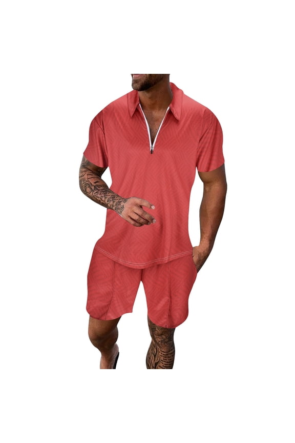 Men's underwear Two Piece Suit for Men Suit with Tie for Boys Jacket Men Suits Slim Fit Hop Slim Fit Two Piece Suits Vest Jacket Shawl Lapel Tuxedo Red 2XL