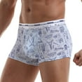 thumbnail image 1 of Men's underwear, personalized printing, breathable boxer shorts, 1 of 8