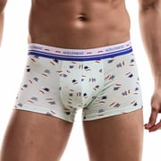 Mens underwear, personalized printing, breathable boxer shorts