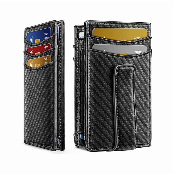 Men's wallet 2 card bag US dollar entrained magnetic wallet