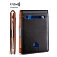 thumbnail image 1 of SYMMEXA Men's wallet RFID anti-theft carbon fiber dollar clip wallet card holder, 1 of 7